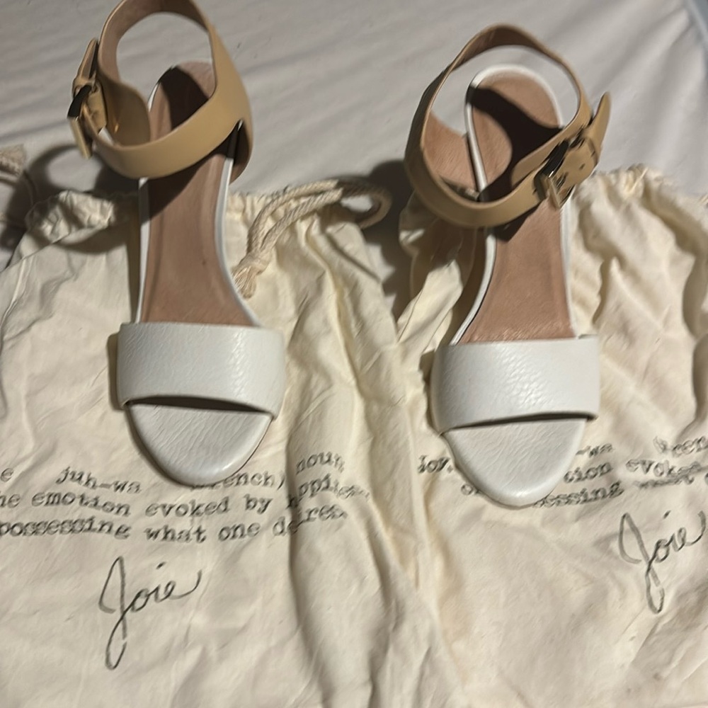 Joie Vero leather Beige Heels Sandals / Worn once